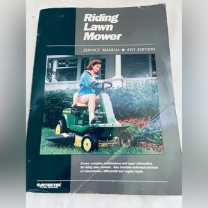 Riding Lawn Mower Service Manual softcover book Clymer Publication